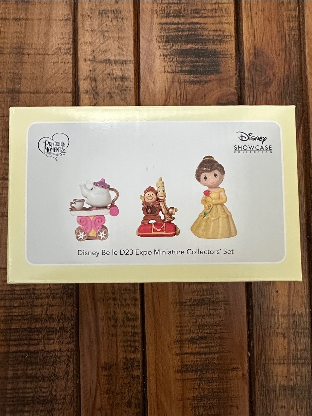 Disney Belle Miniature Collectors Set - Yellow, Pink, White, Gold